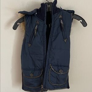 Take Out Kids Vest - Navy Blue Jr S